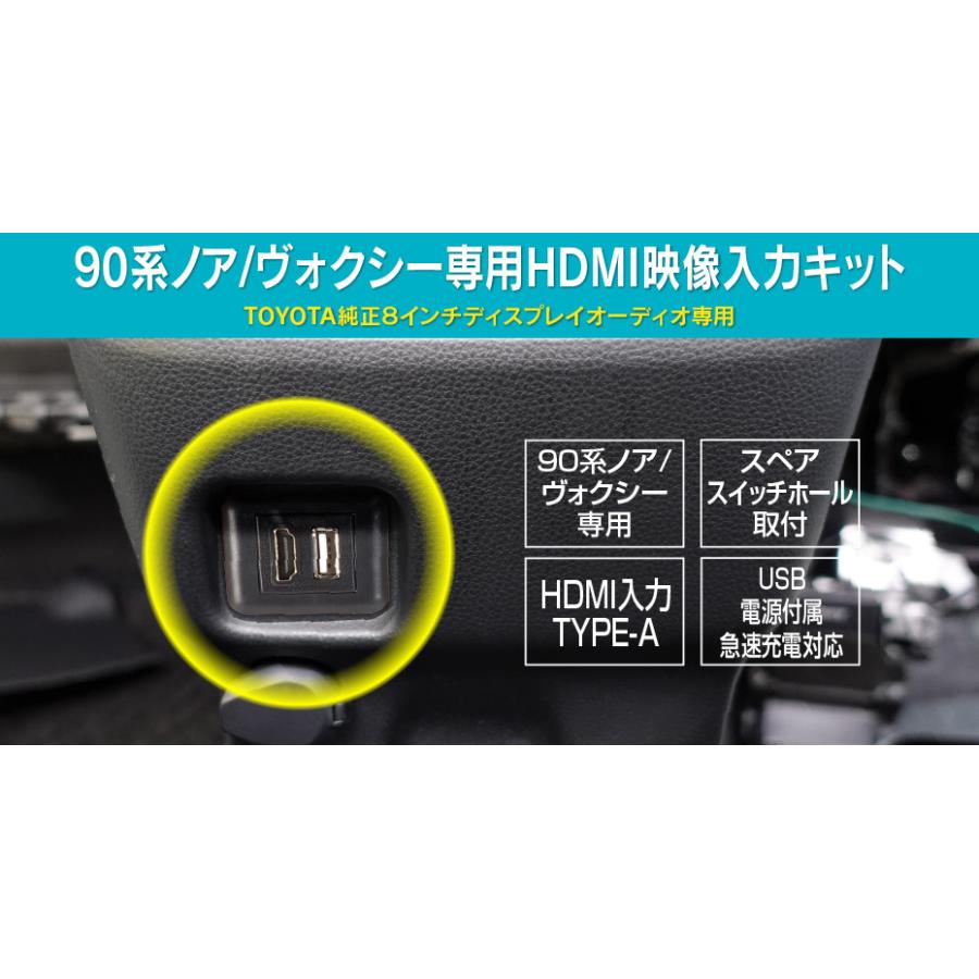 BeatーSonic ビートソニック HDK02A 90系ノア/ヴォクシー専用HDMI映像