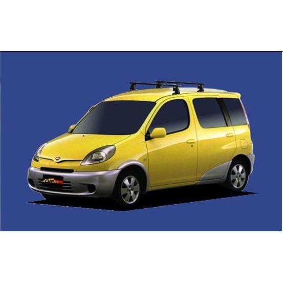 【ファンカーゴ専用システムキャリアセット】SEIKOH セイコウ TUFREQ タフレック H11.8〜H17.9 NCP2# ルーフレール無車 VB6+FFA1+TA1