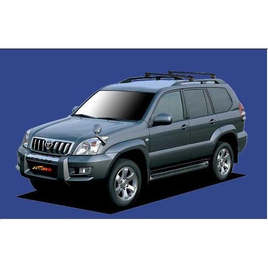 【ランドクルーザープラド専用システムキャリアセット】SEIKOH セイコウ タフレック H14.10〜H21.8 J12# 5ドア/ルーフレール付　ショートタイプ VB8+FFA1+不要
