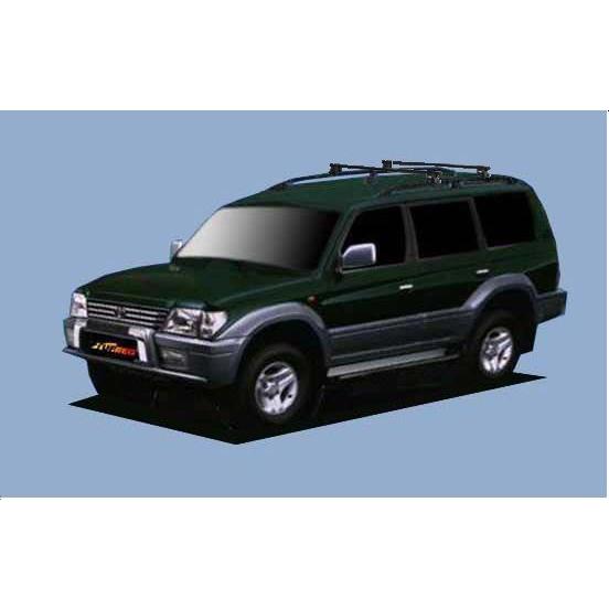 【ランドクルーザープラド専用システムキャリアセット】SEIKOH セイコウ タフレック H8.5〜H14.10 J9# 5ドア/ルーフレール付 ショ−トタイプ VB8+FRA1+不要