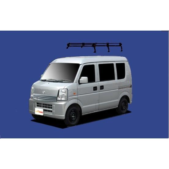 【NV100クリッパーリオ専用ルーフキャリア】セイコウ タフレック ル−フキャリア Pシリーズ H25.12〜H27.3 DR64W 標準ルーフ PL434C