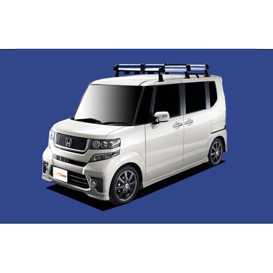 【Ｎ−ＢＯＸ専用大屋根球歴】セイコウ 手ごわいレック ル−フキャリア H続きもの H23.12〜 JF1/JF2 全車同じよう HF234F ベースキャリア、フット、バー-自動車-ルーフボックス、キャリア