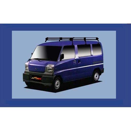【ミニキャブ専用ルーフキャリア】セイコウ タフレック ル−フキャリア Pシリーズ H11.1〜H26.2 U61V/U62V 標準ルーフ ＰＬ233Ｄ