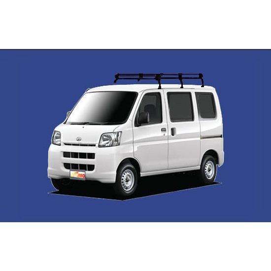 【ハイゼットカーゴ専用ルーフキャリア】セイコウ タフレック ル−フキャリア Pシリーズ H16.12〜 S32#V/S33#V 標準ルーフ　ミドルタイプ PL434C