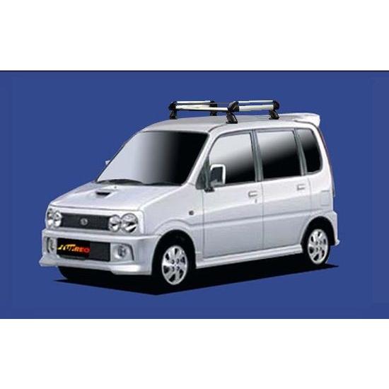 【ムーヴ専用ルーフキャリア】セイコウ タフレック ル−フキャリア Hシリーズ H10.10〜H14.10 L9# ルーフレール無 HE22C1