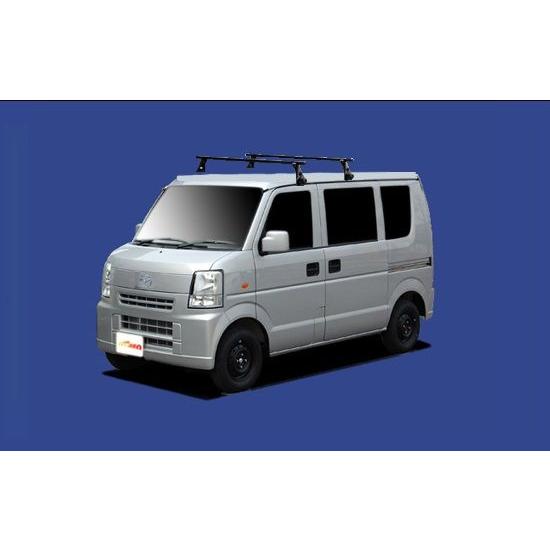 【スクラム専用システムキャリアセット】H17.9〜 DG64V 標準ルーフ セイコウ TUFREQ タフレック VB8+FDA1+不要