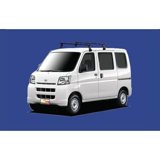 【ハイゼットカーゴ専用システムキャリアセット】H16.12〜 S32#V/S33#V 標準ルーフ セイコウ TUFREQ タフレック VB8+FDA1+不要