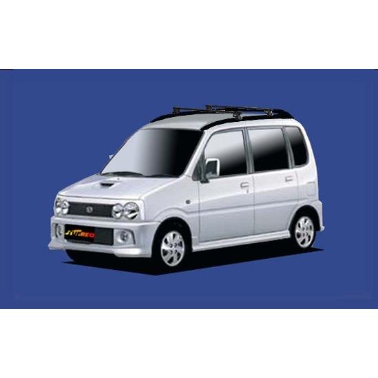 【ムーヴ専用システムキャリアセット】H12.10〜H14.10 L9# ルーフレール付 セイコウ TUFREQ タフレック VB6+FR7A+不要