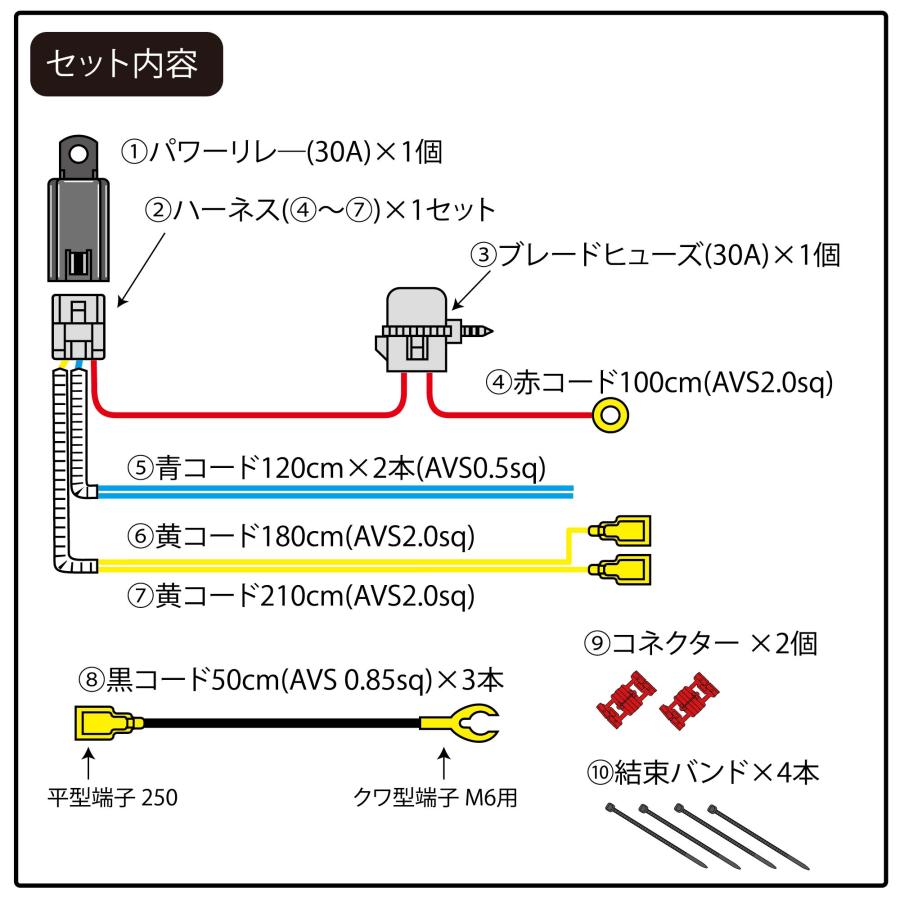 MITSUBA ミツバ SZ-1133 ホーンハーネスセット ホーン取付配線