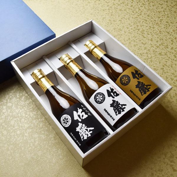 佐藤 黒 佐藤黒・佐藤白・佐藤麦720ml×3_〔ギフト箱M付〕【佐藤酒造
