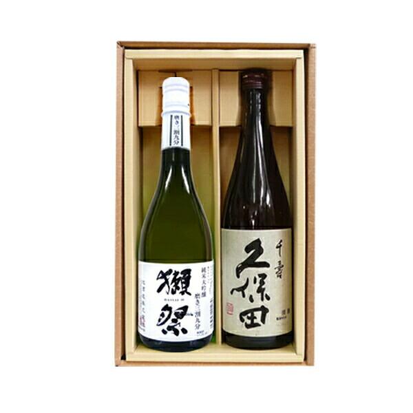 獺祭 『獺祭39 三割九分』・『久保田千寿（吟醸）』720ml×2_〔ギフト箱