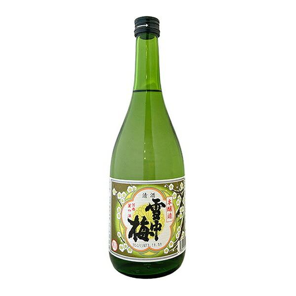 雪中梅 本醸造 720ml【丸山酒造場】【冷1】 : ビッグリカーズヤフー店