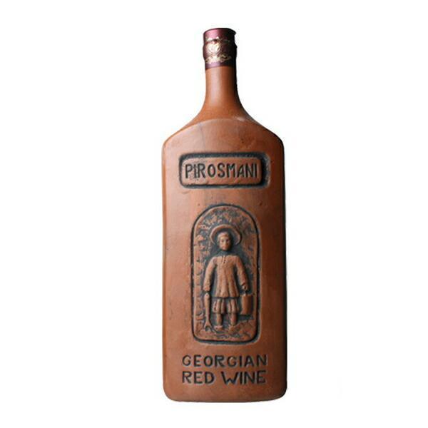 ピロスマニ陶器ボトル（赤）750ml　〜Pirosmani〜ジョージアワイン（グルジアワイン）【※】 | 