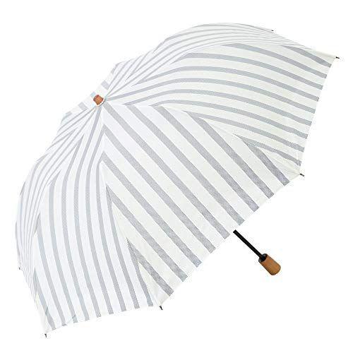 超大特価 日傘 折りたたみ ショート傘 晴雨兼用傘 完全遮光 遮熱 Uvカット 紫外線遮蔽率100 ボーダー柄 大判 トップレス 母の日 母の日 ギ 国内最安値 Tiebreak Fr