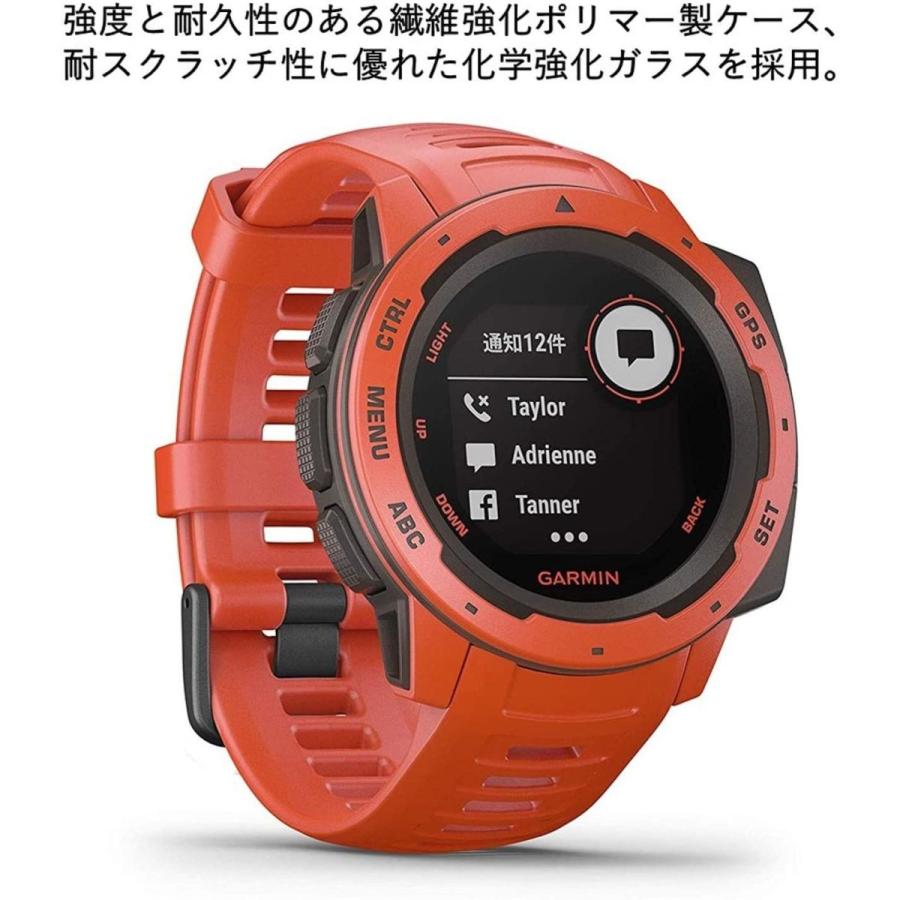 GARMIN(ガーミン) アウトドアウォッチ Instinct Flame Red 010-02064-32 GARMIN ガーミン アウトドアウォッチ Instinct Flame Red
