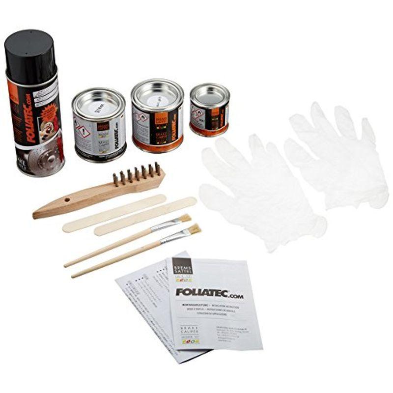 FOLIATEC (フォリアテック) キャリパーラッカー (NEONイエロー) HTRC2.1 702184 メンテナンス用品 X AUTOHAUX ドアハンドルストリップトリム インサート装飾 押しボタンカバー付き Jeepに対応 2007-2018に対応 グリーン 3個