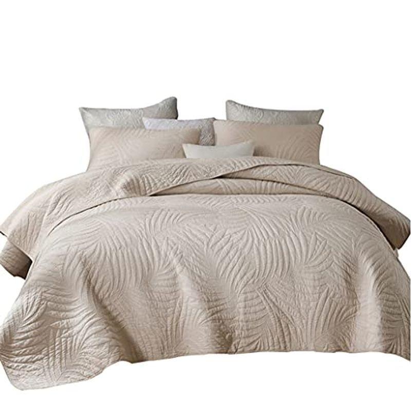 男性に人気 ダブル ベッドカバー カーキ色 コットン100 ベットカバーセット キルトカバー コットン100 ベッドスプレッド 3点セット おしゃれ シーツ カバー Www Reinnec Cl