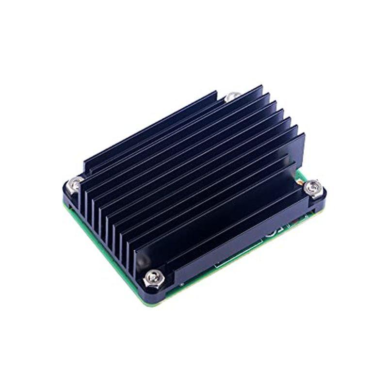 GeeekPiアルミニウム合金CNCヒートシンクパッシブ冷却ケースクーラーラジエーターRaspberry Pi CM4マザーボードに適してい