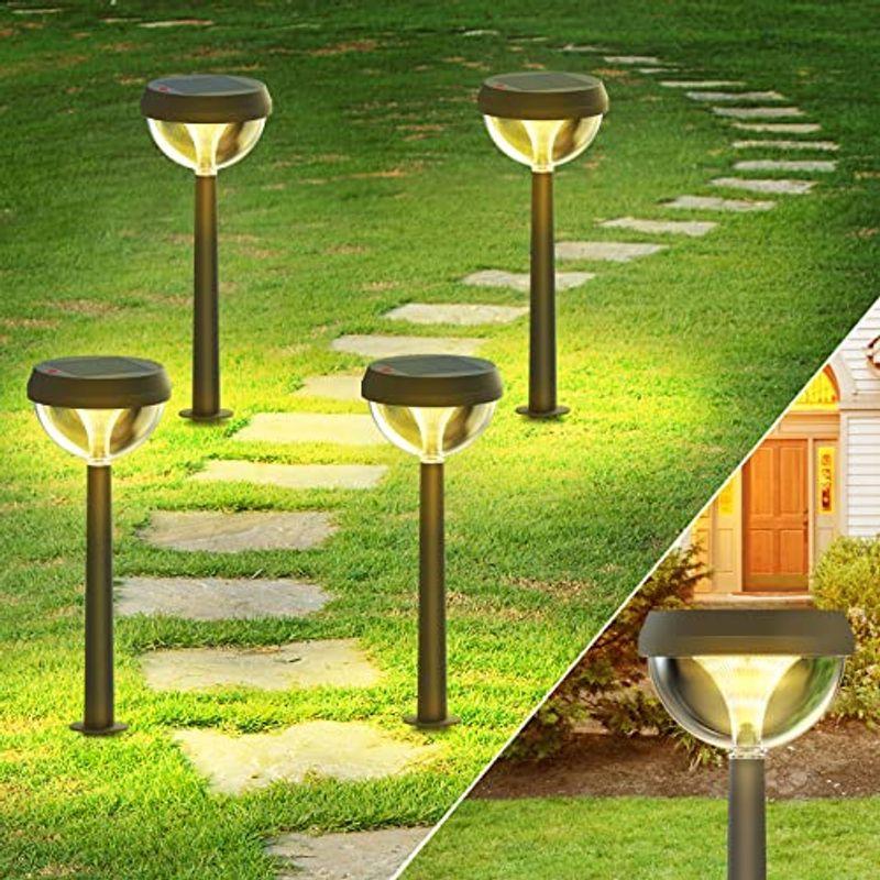 6個 ガーデンライト ソーラーライト 屋外 センサーライト 防水 埋め込み式 太陽光パネル充電 高輝度 セット 庭 ライト ソーラー ガーデンらいと 照明 玄関 階段 芝生 園芸 常時点灯 夜間自動点灯 太陽光発電 常夜灯 ガーデニングライト おしゃれ 庭園灯 マルチカラー