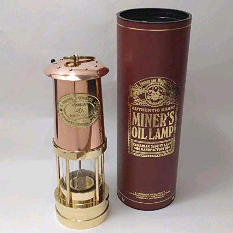 イギリス製　アンティークランプ　トーマス＆ウィリアムズ　銅　Lamp　コッパー　Miners　copper　Willi