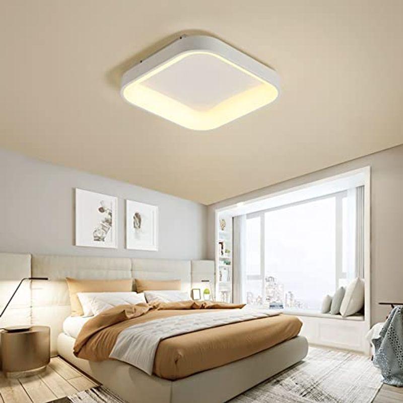 爆売り 照明器具 天井照明 四角 北欧風 おしゃれ 寝室ランプ 8畳 6畳 シーリングライト 調光 Le リモコン付き 昼白色 昼光色 電球色 調色 シーリングライト Michiganestateplanning Com