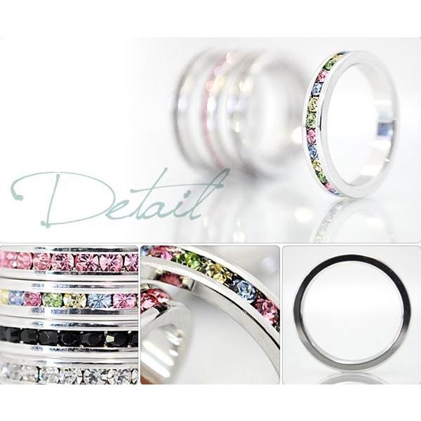 エタニティリング ピンキーリング キャンディーカラー 限定受注 エタニティーリング 指輪 キャンディーカラー PT900