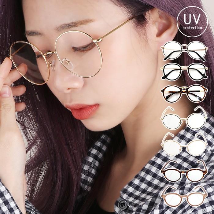 新品 韓国 伊達めがね 眼鏡 サングラス ブラックフレーム インスタ映え 通販