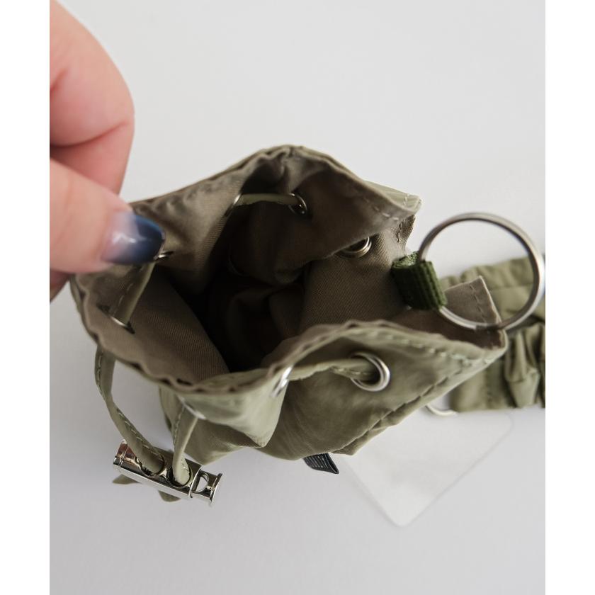 巾着ポーチ付きくしゅくしゅストラップ レディース ≪ゆうメール便配送