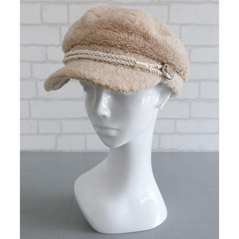 ボアマリンキャスケット レディース 春 秋 冬 : ChatonBlanc ヤフー店