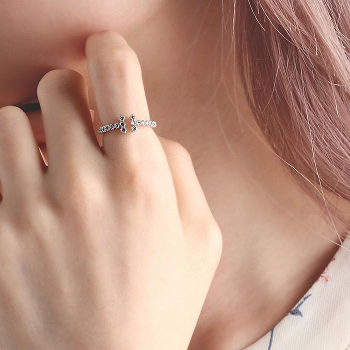 指輪 レディース 4タイプ オープンリング シンプル ≪ゆうメール 便