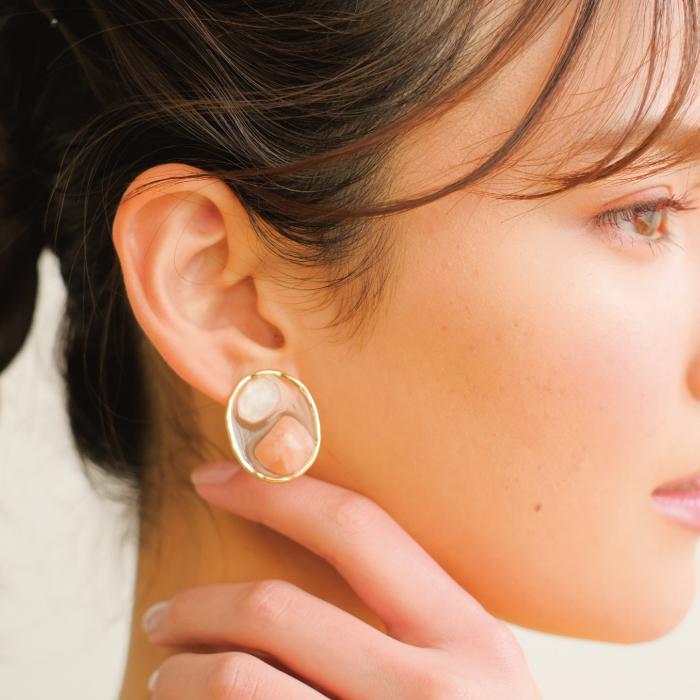特別価格！レジンストーンイヤリング【109】 アクリルストーン レジンピアス イヤリング 軽量 軽い デイリー 華やか