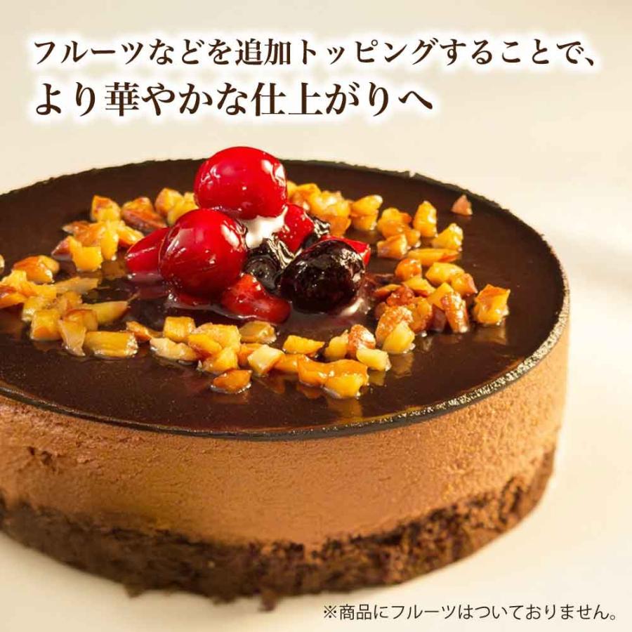 冷凍 ベルギー産 チョコムース 4号 (12cm) ホール ケーキ 五洋食品