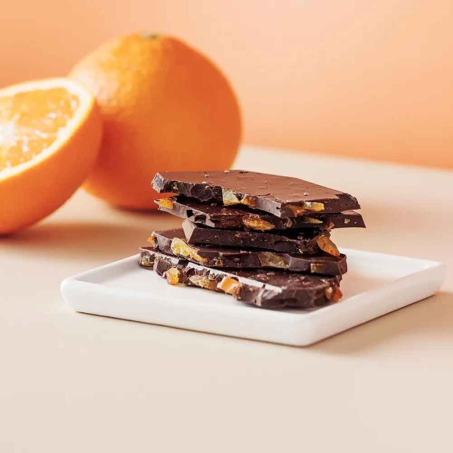横井チョコレート 割りオレンジピール チョコレート 115g×3 高カカオ