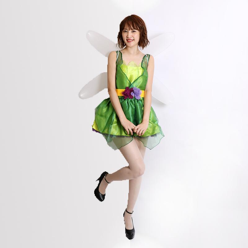 ティンカーベル 衣装 コスプレ 大人用 コスチューム レディース ティンカーベル 衣装 コスプレ 大人用 コスチューム レディース
