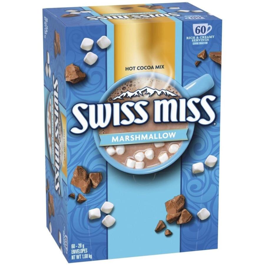 Swiss miss（スイスミス） 大容量 マシュマロ入りココア 28g x 60袋入