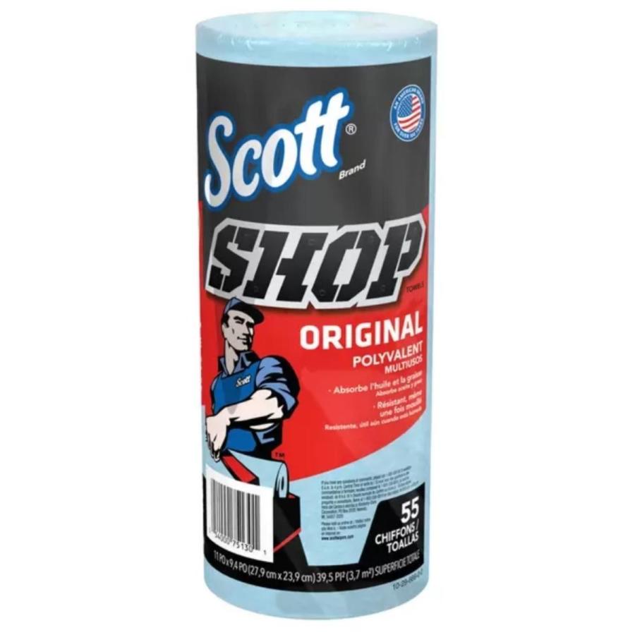 コストコ　スコット　ショップタオル ブルー　3セット コストコ スコット ショップタオル ブルー 55枚 x 10 ロール