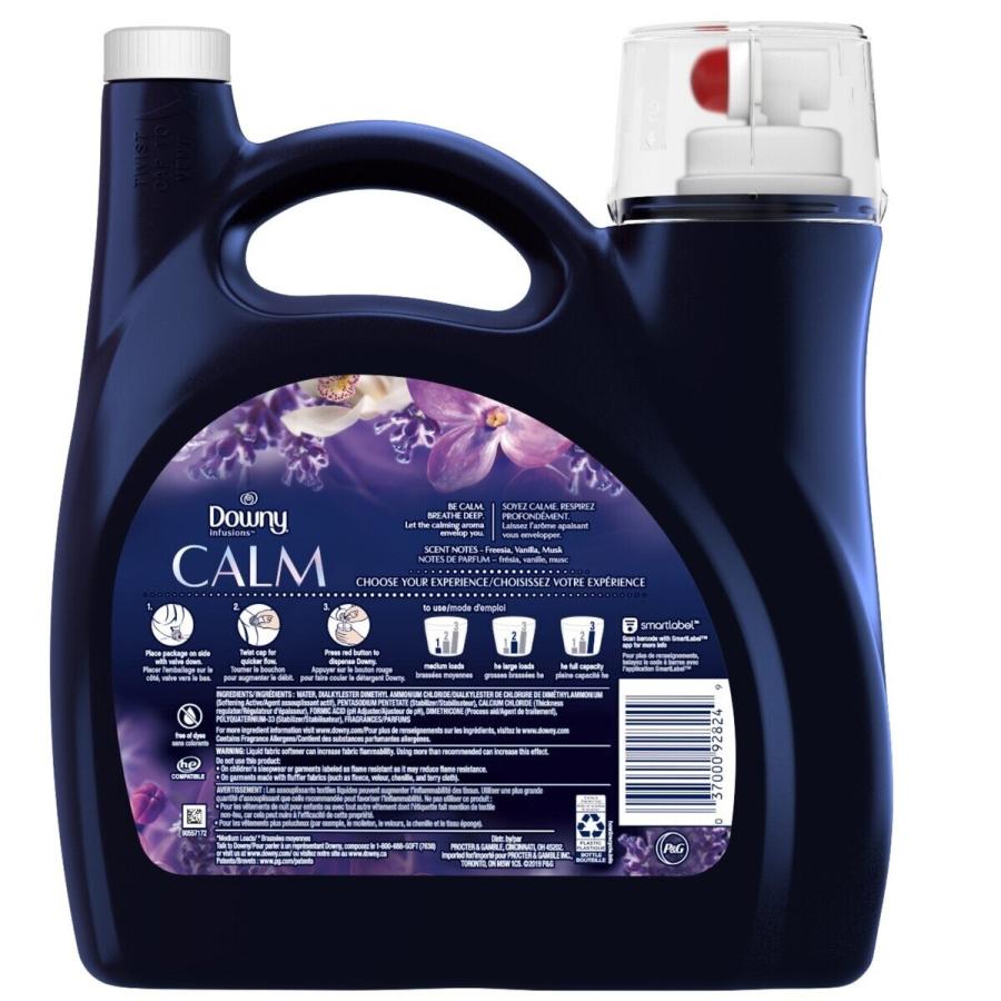 ダウニー（Downy） カーム ラベンダー & バニラ 柔軟剤 衣料用 3400ml