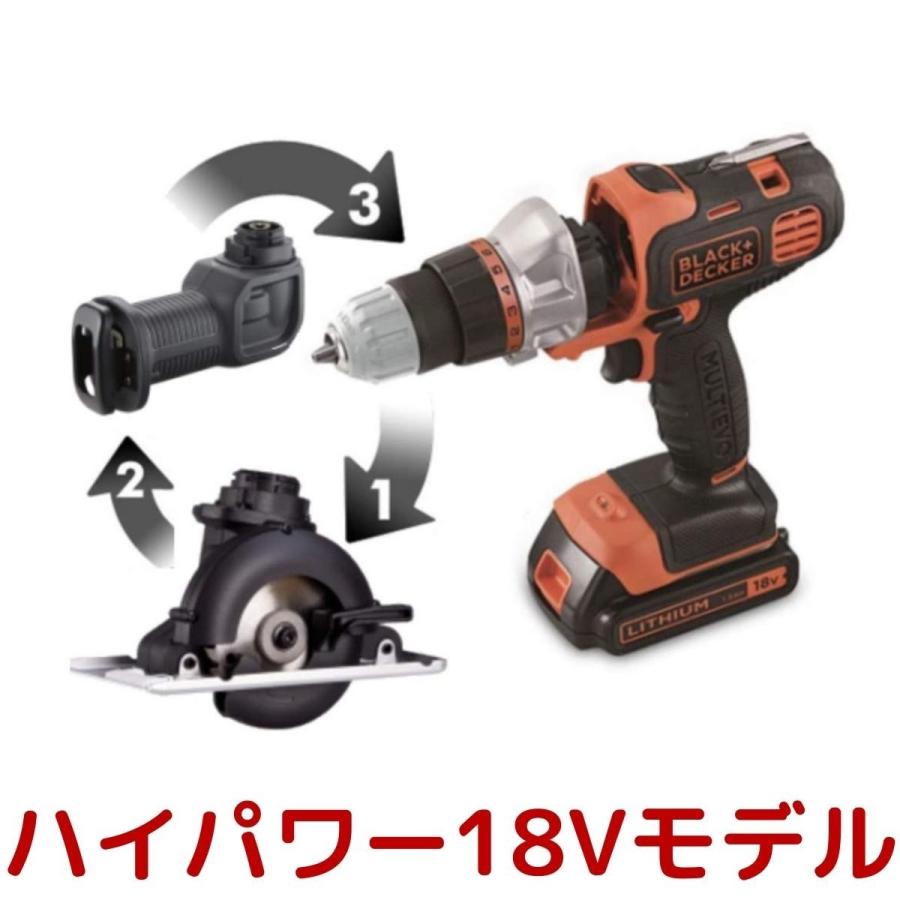 ブラックアンドデッカー BLACK+DECKER 電動マルチツールキット 