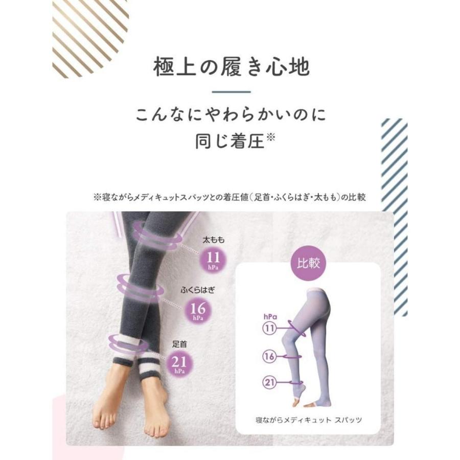 メディキュット Mサイズ フワっとキュッと パジャマ レギンス M