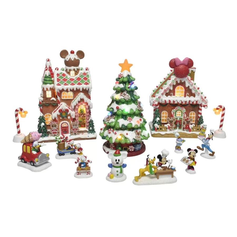 ☆ 美品！ クリスマス デラックス イルミネーション ヴィレッジ ☆ Disney（ディズニー） クリスマス ヴィレッジ Disney Christmas