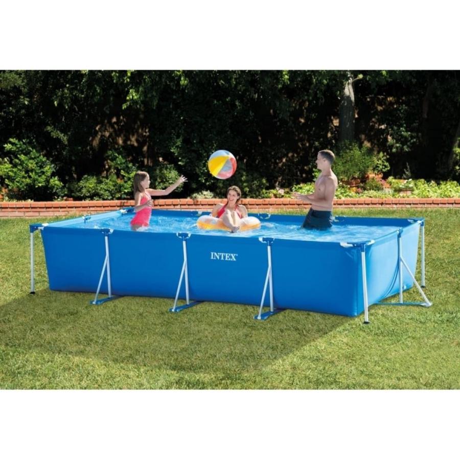 INTEX インテックス レクタングラ フレームプール 450 × 220