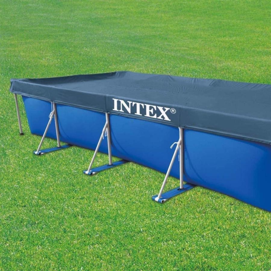 ＼新品即納／INTEXフレームプール♪上部カバー付！450×220×84㎝夏休み Amazon.co.jp: 8点セット INTEX インテックス フレームプール