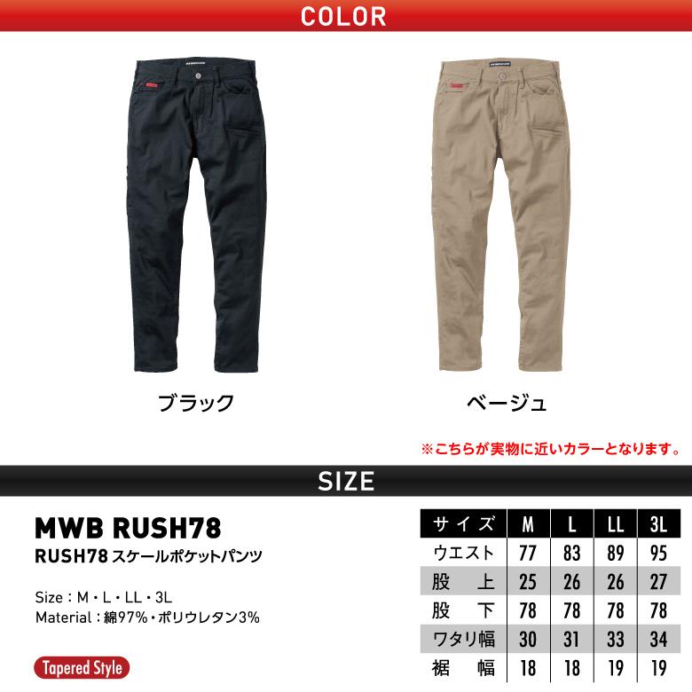 ミタニコーポレーション 大特価！「RUSH78 スケールポケットカラー