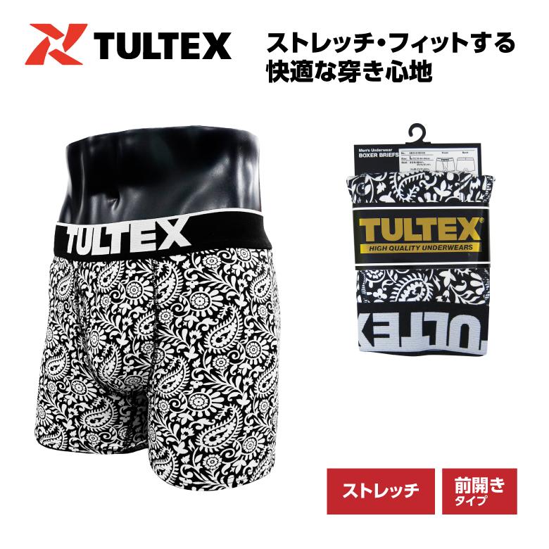 TULTEX 「TL B102 ペイズリー柄ボクサーパンツ」(ブラック