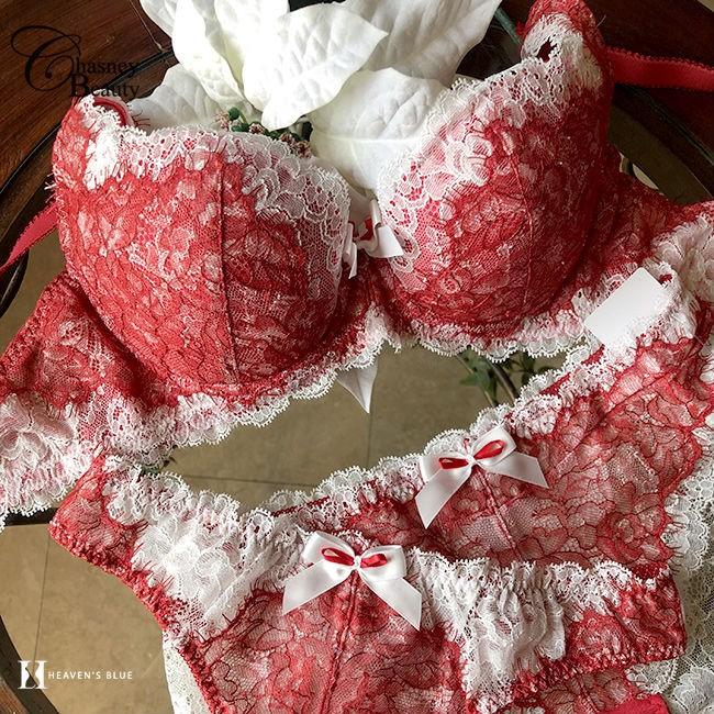 ChasneyBeauty チェスニービューティー シカゴプレステージ ウェイクアップブラ ルビーアイボリー 補整下着 脇肉 育乳 ブラジャー 3/4カップブラ 厚手パッド付 | ChasneyBeauty | 12