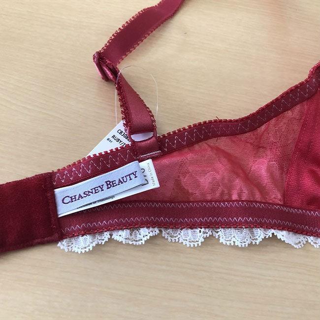ChasneyBeauty チェスニービューティー シカゴプレステージ ウェイクアップブラ ルビーアイボリー 補整下着 脇肉 育乳 ブラジャー 3/4カップブラ 厚手パッド付 | ChasneyBeauty | 07