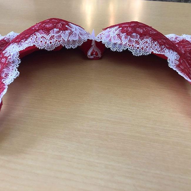 ChasneyBeauty チェスニービューティー シカゴプレステージ ウェイクアップブラ ルビーアイボリー 補整下着 脇肉 育乳 ブラジャー 3/4カップブラ 厚手パッド付 | ChasneyBeauty | 06