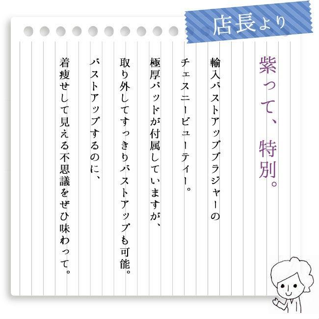 ブラジャー 脇肉 チェスニービューティー ルーシー パープルシャンパン B C Dカップ 1 2カップブラ カップ内側 綿100 インポートランジェリー 育乳ブラ 40代 Ax Cb3091 31p Pucp イイもの下着ヘヴンズブルー 通販 Yahoo ショッピング