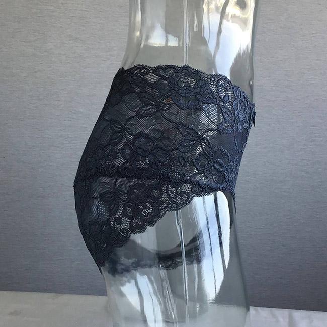 ランジュドアッシュ やわらかレースの総レースランジェリー レギュラーショーツ M・Lサイズ 【クロネコゆうパケット可】 総レース 響かない ショーツレディース |  | 12
