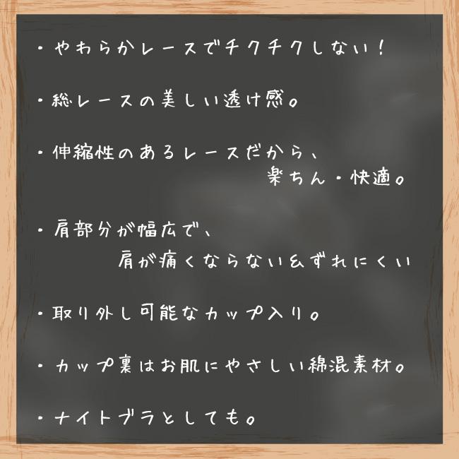 やわらかレースの総レースランジェリー Vネックソフブラ LLサイズ ランジュドアッシュ ブラジャー ノンワイヤー ソフトブラ 楽 大きいサイズ 30代 40代 50代 |  | 15